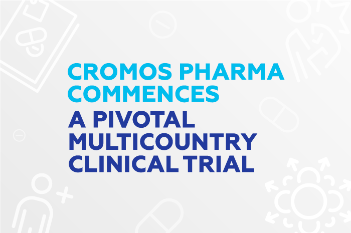 Cromos Pharma commences a pivotal multicountry clinical trial of OT-101 in patients with advanced pancreatic cancer.