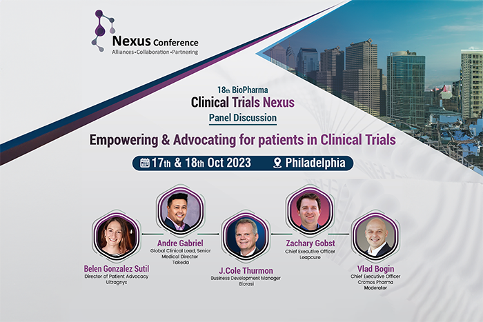 Cromos Pharma’s CEO to present at the 18th BioPharma Clinical Trials Nexus Conference, which is set to take place October 17-18, 2023 in Philadelphia, USA.
