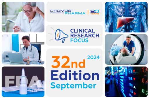 Clinical Research Focus 32nd edition | Cromos Pharma