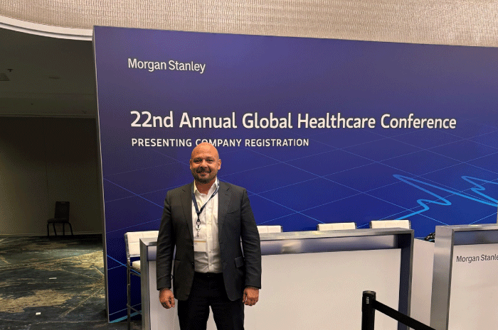 Vlad Bogin at the Morgan Stanley 22nd Annual Global Healthcare Conference | Cromos Pharma