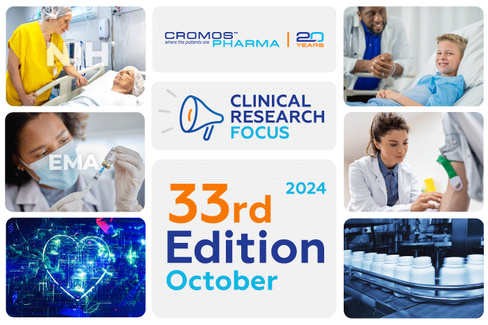 Clinical Research Focus 33rd edition | Cromos Pharma