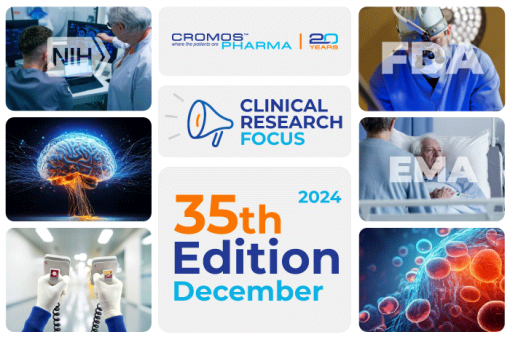 Clinical Research Focus 33rd edition | Cromos Pharma